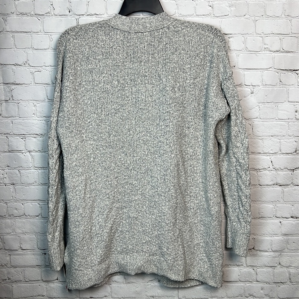 Style & Co Heather Gray Open Front Cardigan Size Medium - Picture 6 of 6
